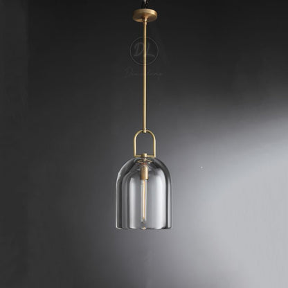 MechFriction Upscale Modern Cloche Pendant Light 5"D,8"D,10"D
