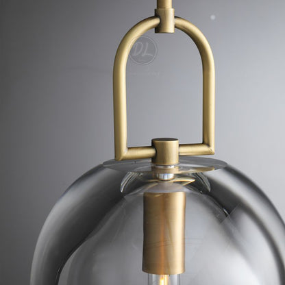 MechFriction Upscale Modern Cloche Pendant Light 5"D,8"D,10"D