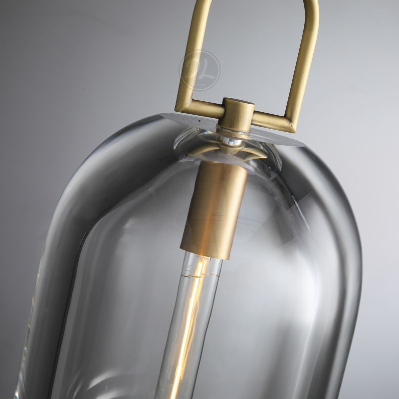 MechFriction Upscale Modern Cloche Pendant Light 5"D,8"D,10"D