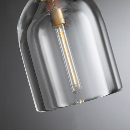 MechFriction Upscale Modern Cloche Pendant Light 5"D,8"D,10"D