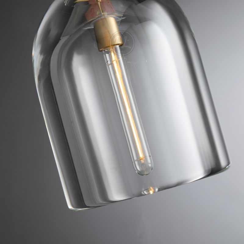MechFriction Upscale Modern Cloche Pendant Light 5"D,8"D,10"D