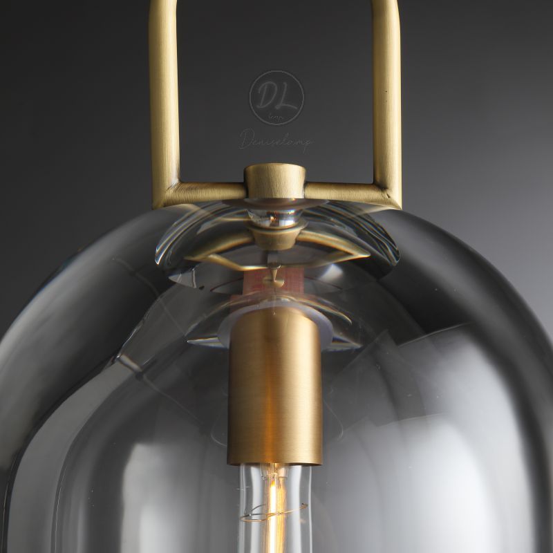 MechFriction Upscale Modern Cloche Pendant Light 5"D,8"D,10"D