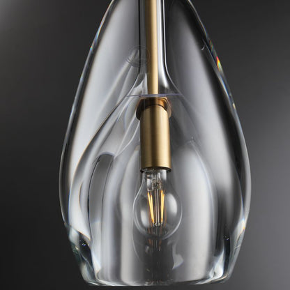 MechFriction K9 Crystal Flute Pendant Light 6"/8"/9"
