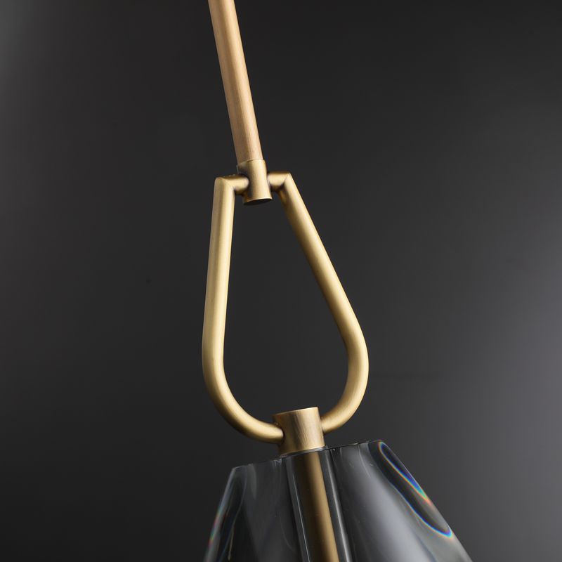 MechFriction K9 Crystal Flute Pendant Light 6"/8"/9"