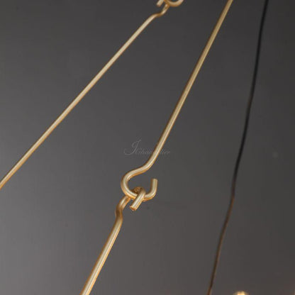 Celestine Vintage Filament Rectangular Chandelier