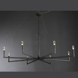 Huts Vintage Twig Stripe Texture Round Chandelier 36"/48"/60"