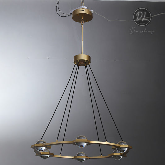 Nimbus- Splendid Star Design Round Chandelier 60"