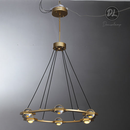 Nimbus- Splendid Star Design Round Chandelier 60"