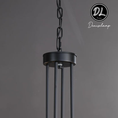 Elegance Modern Flow Stripe Round Chandelier 24"(Custom Size 6 Lights)36"/48"/60"/72"