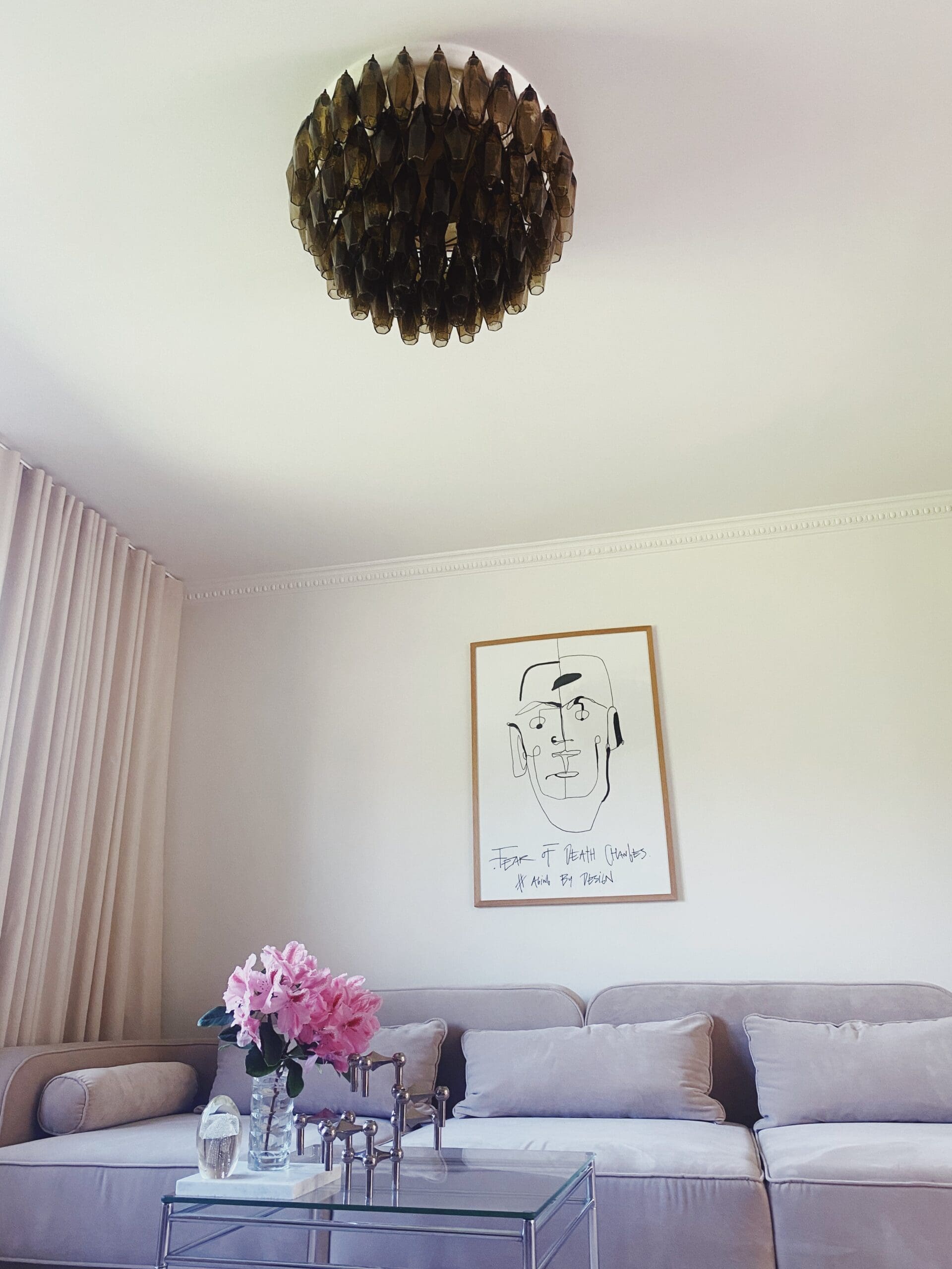 Murano Chandelier – Poliedri – 84 glasses