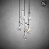 Seaward Raindrop Modern Exquisite Glass round chandelier 18"/36"/47"/60"