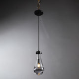 Seaward Modern Raindrop Exquisite Glass Pendant Cord