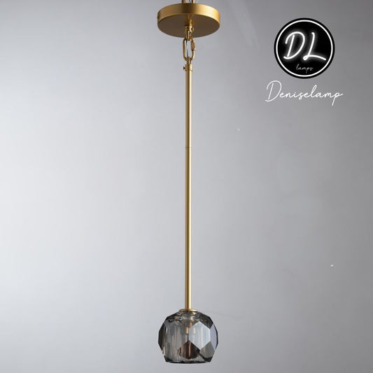 Damn- Modern Design Niche Unique Hexagonal Crystal Ball Pendant Lighting( Cord/rod )