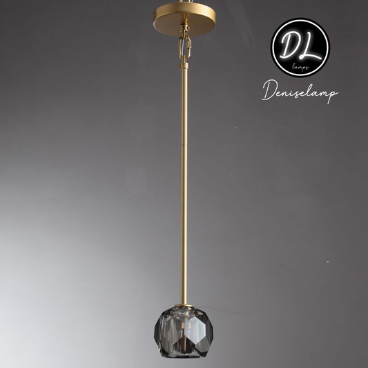 Damn- Modern Design Niche Unique Hexagonal Crystal Ball Pendant Lighting( Cord/rod )