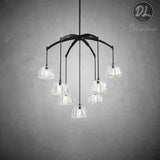 Aurora Modern Glass Round Chandelier 36''/48"/60''