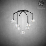 Aurora Modern Glass Round Chandelier 36''/48"/60''