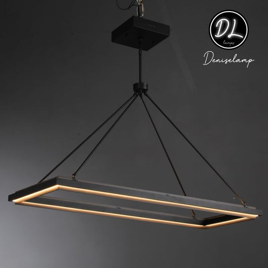 Radiant Rectangular Chandelier 62"