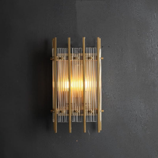 Golden Tea Grand rectangular sconce