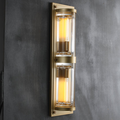 Spark Double Round Linear Sconce
