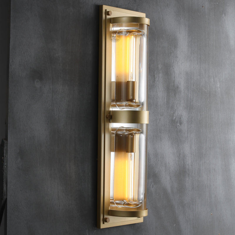 Spark Double Round Linear Sconce