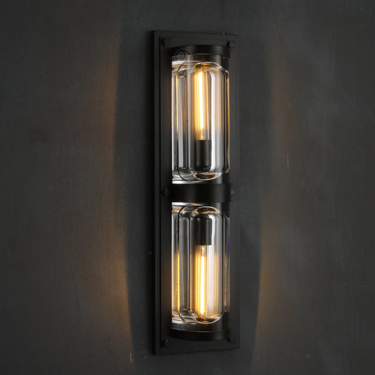 Spark Double Round Linear Sconce