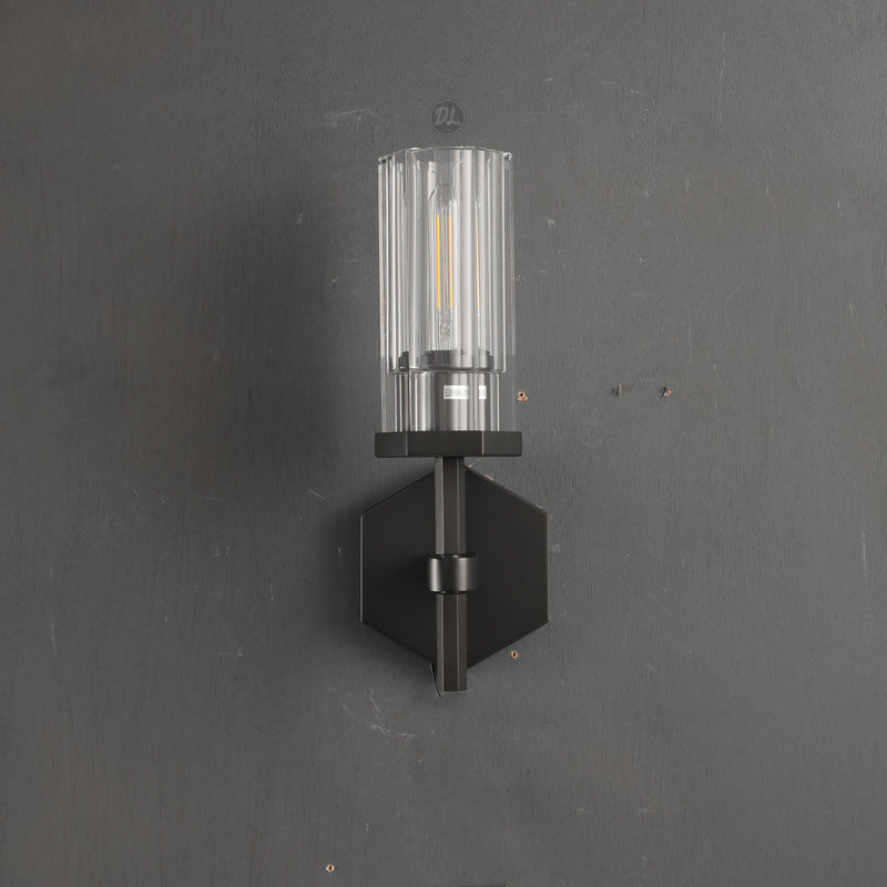Spark Modern Hexagonal Wall Sconce
