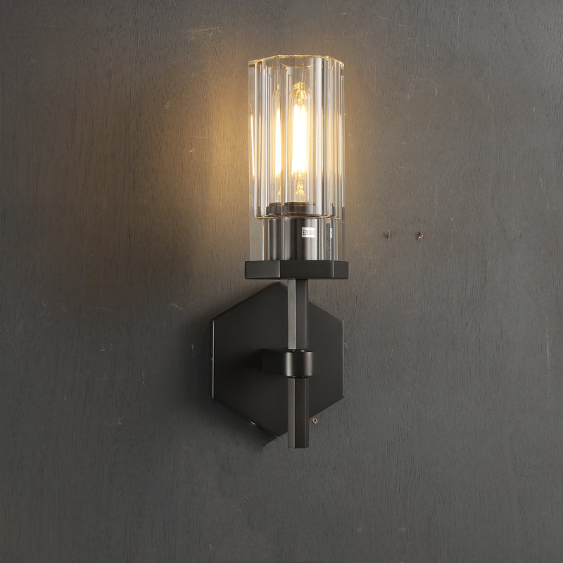Spark Modern Hexagonal Wall Sconce
