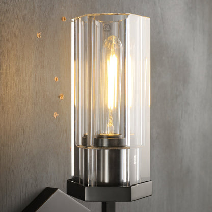 Spark Modern Hexagonal Wall Sconce