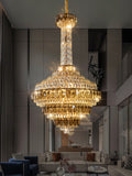 Extra Large Multi-tiered Empire Crystal Chandelier for Big Hallway/Foyer/Staircase