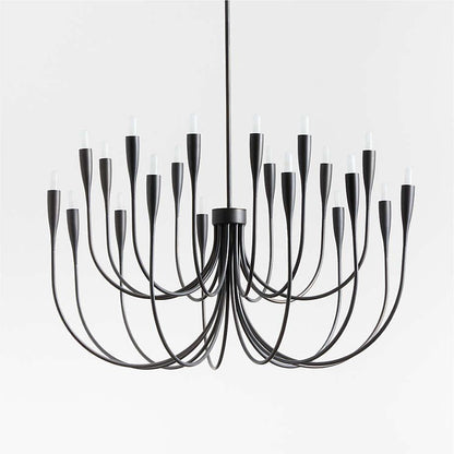 Liona Large Brass Candelabra Chandelier Light