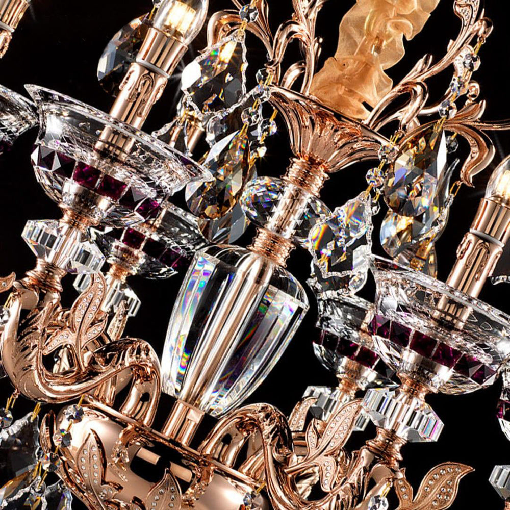 Maria Crystal Classic Chandelier 27" 6 Lights