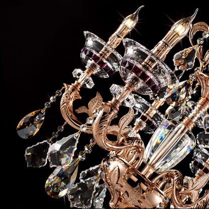 Maria Crystal Classic Chandelier 27" 6 Lights - Merlin Lamps