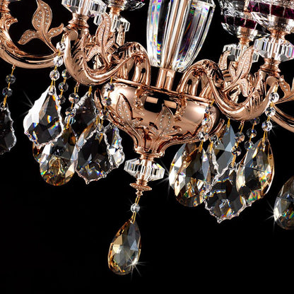 Maria Crystal Classic Chandelier 27" 6 Lights - Merlin Lamps