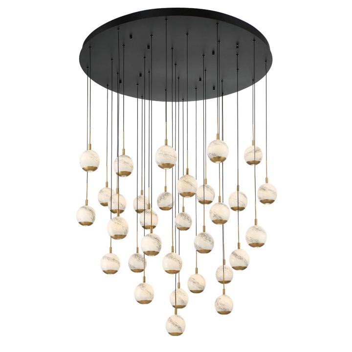 Kimma Lights Round LED Chandelier