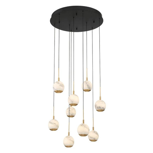 Kimma Lights Round LED Chandelier