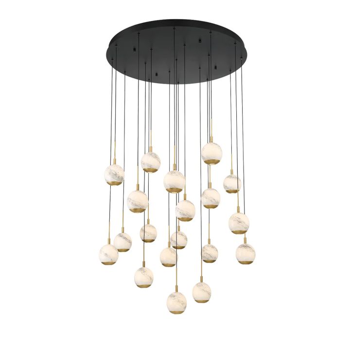 Kimma Lights Round LED Chandelier