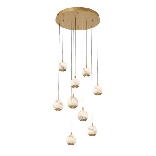 Kimma Lights Round LED Chandelier