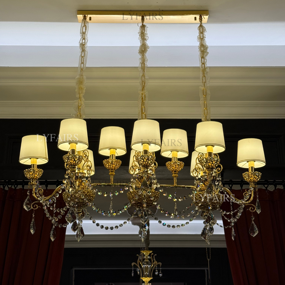 Baroque Revival Crystal Chandelier with Jewelry-Level Craft and Crystals