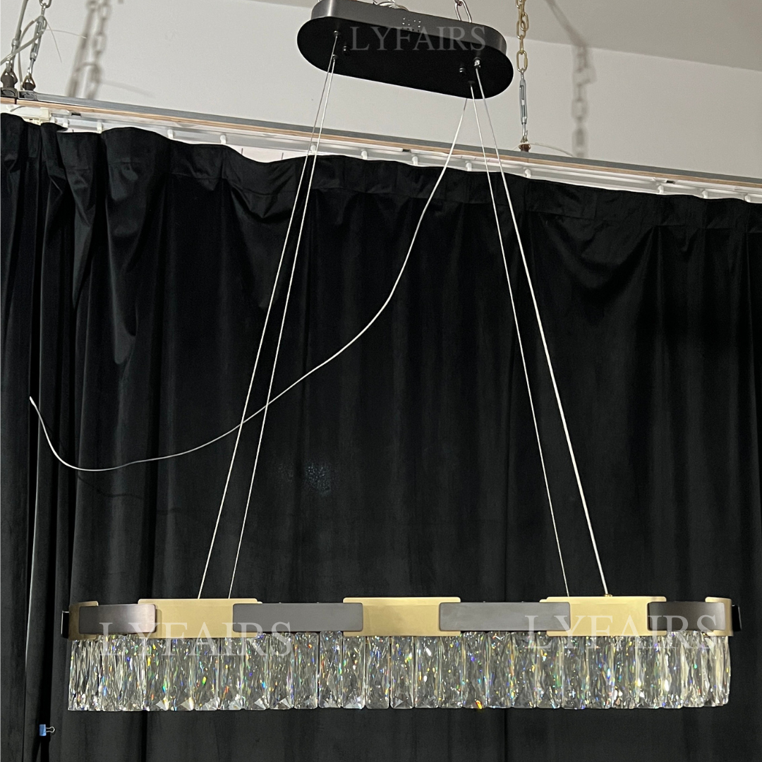 New Designer Recommended Modern Light Luxury Round/Oval Crystal Chandelier for Living Room/Dining Room