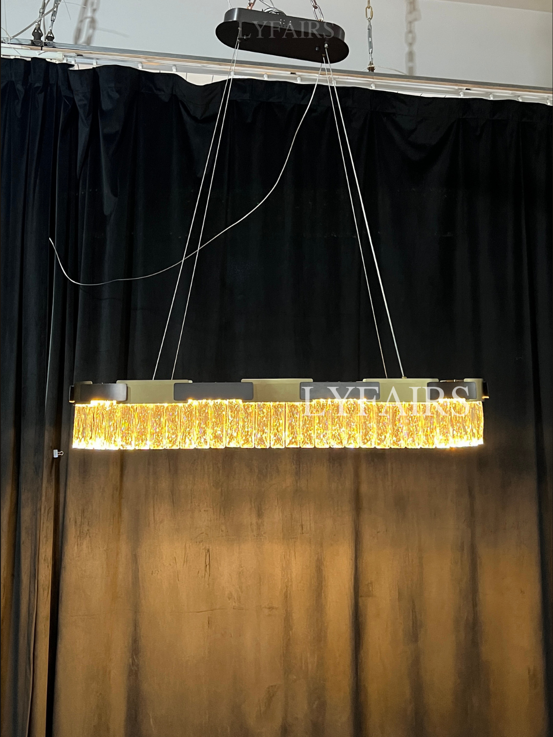 New Designer Recommended Modern Light Luxury Round/Oval Crystal Chandelier for Living Room/Dining Room