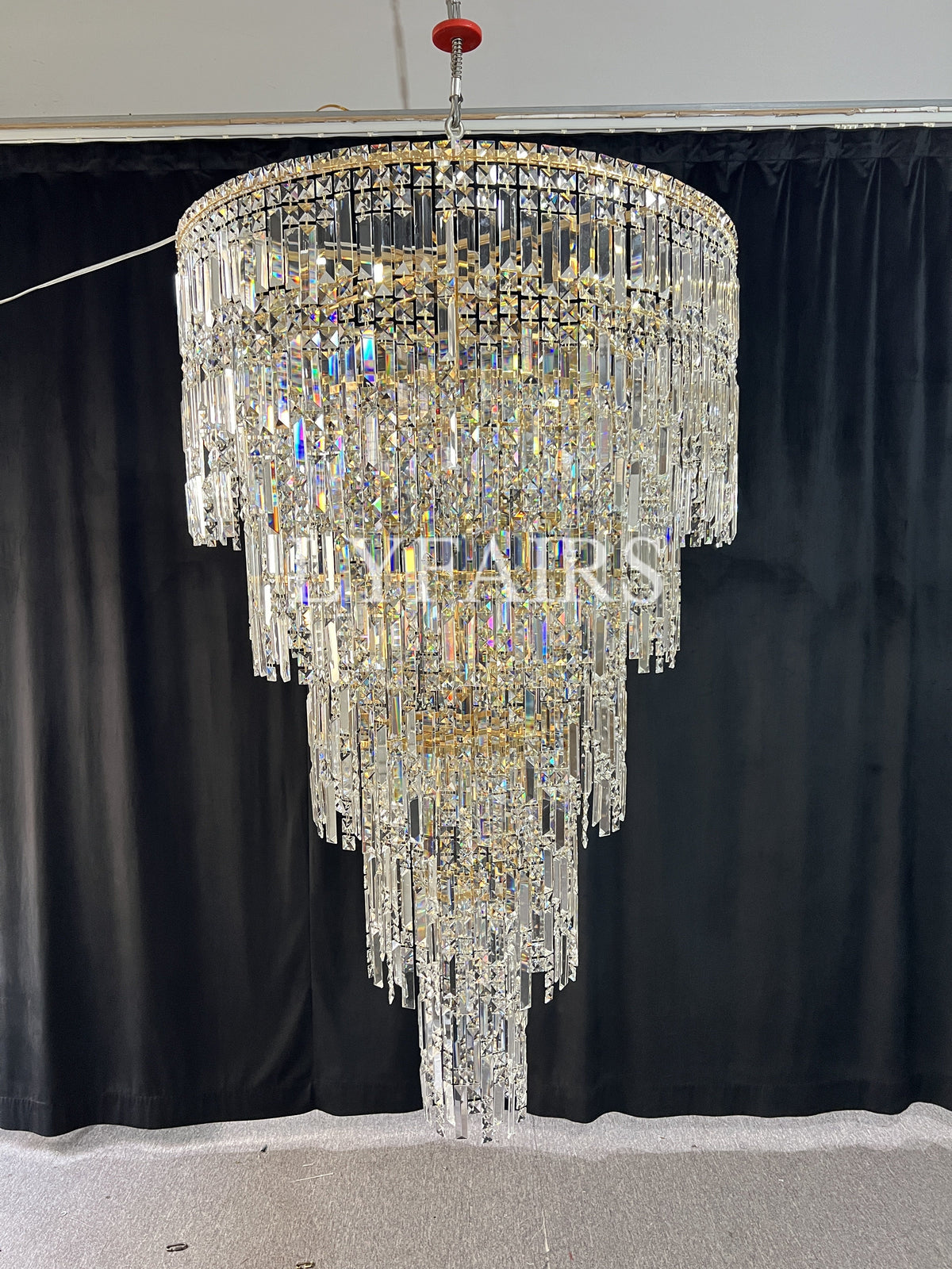 Luxury Multi-layer Crystal Chandelier for Staircase/Foyer