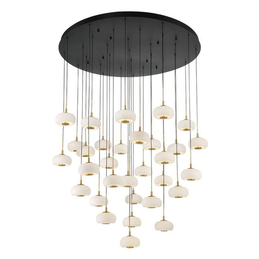 Lanterns 31 Light Round LED Chandelier