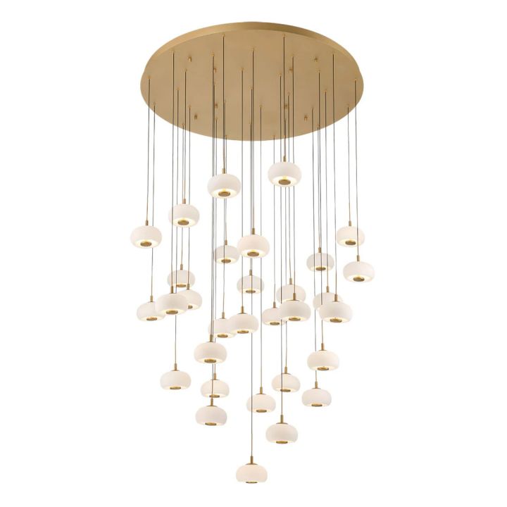 Lanterns 31 Light Round LED Chandelier