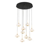 Lanterns 9 Light Round LED Chandelier