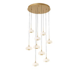 Lanterns 9 Light Round LED Chandelier