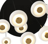 Lanterns 9 Light Round LED Chandelier