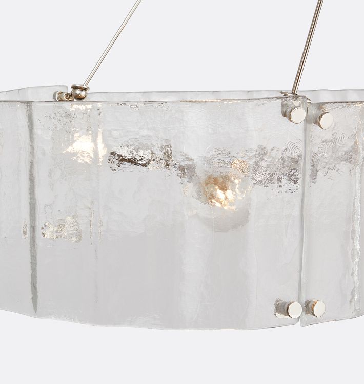 Willamette Glass Linear Chandelier 48''