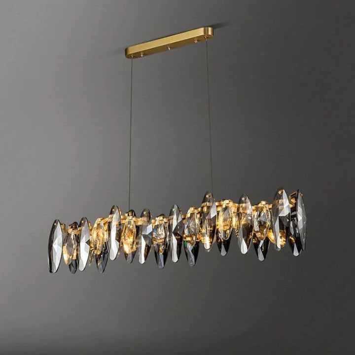 Serene Crystal Ring Chandelier 24"