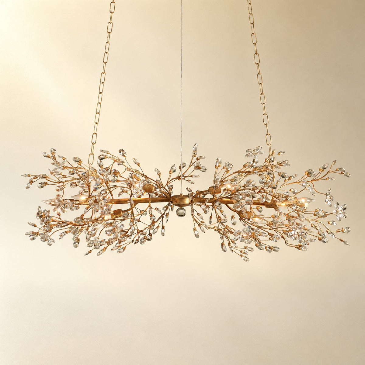 Linear Crystal Chandelier