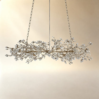 Linear Crystal Chandelier